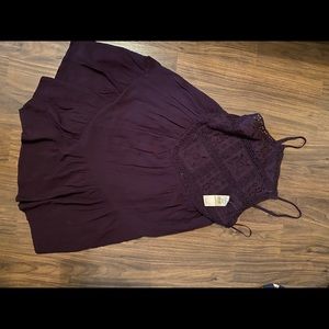 Purple American Eagle Lace Dress